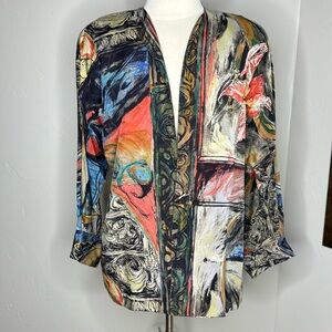 Vintage A.C. Sport jacket Blazer Wearable Art Size 6 Unique